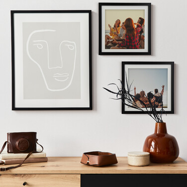 Relaxdays Bilderrahmen 38,5 x 38,5 cm 2er Set