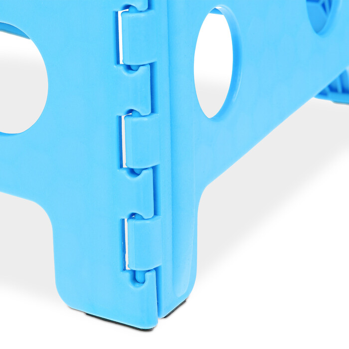 Relaxdays Klapphocker faltbar L Blau