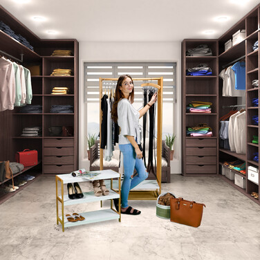 Relaxdays Gürtelhalter für Kleiderschrank