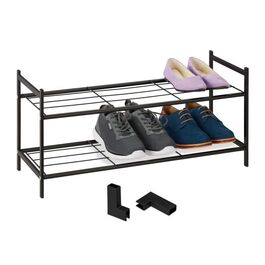 Relaxdays Metall Schuhregal stapelbar