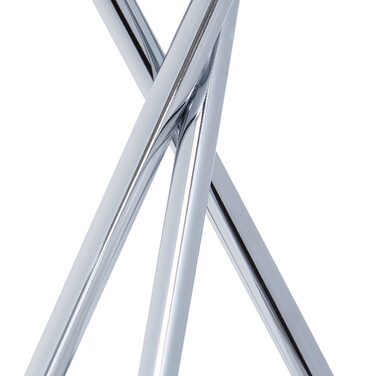 Relaxdays Dreibein Lampe grau