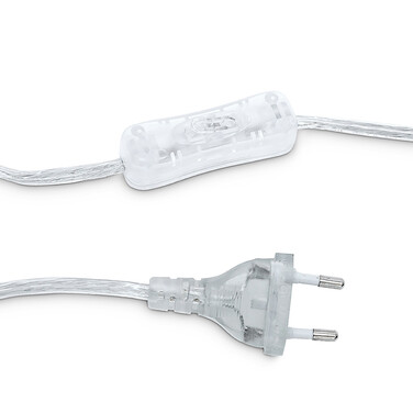 Relaxdays Nachttischlampe Kristall