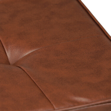 Relaxdays Sitzhocker mit Kunstleder