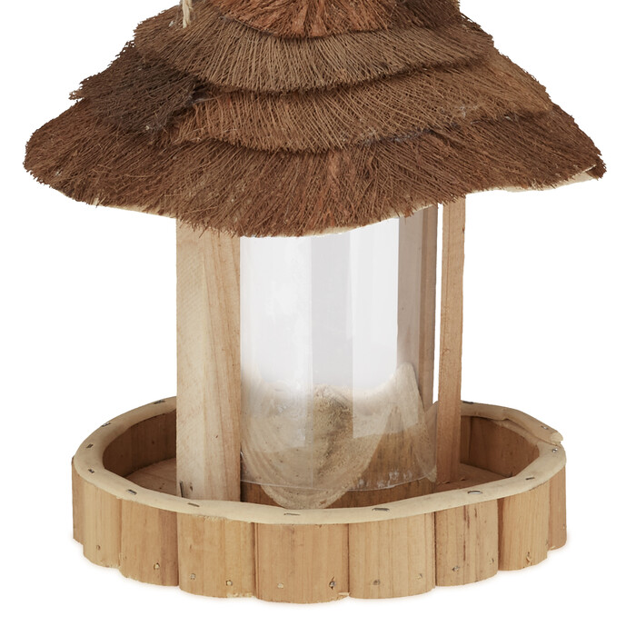 Relaxdays Vogelfutterhaus aus Holz