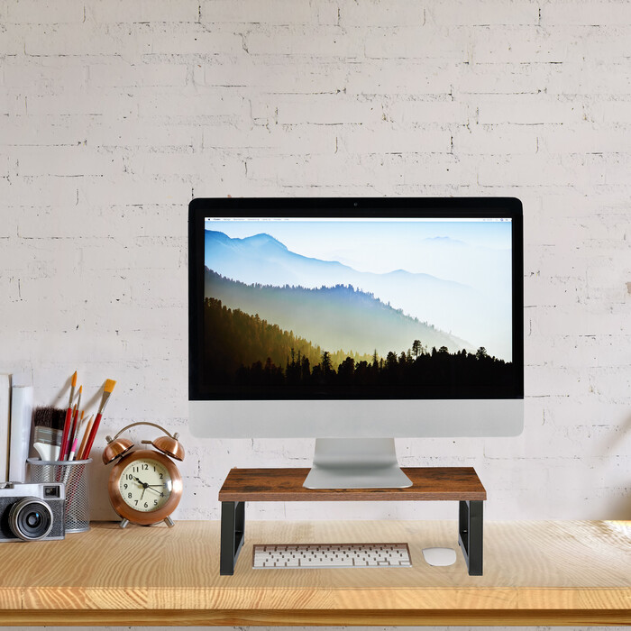Relaxdays Monitorständer im Industrial-Design