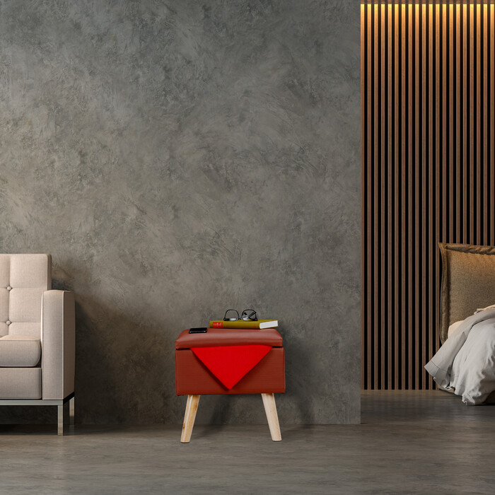 Relaxdays Sitzhocker mit Stauraum Kunstleder