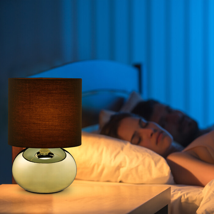 Relaxdays Nachttischlampe Touch