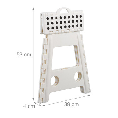Relaxdays Klapphocker faltbar XL