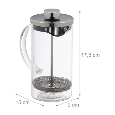 Relaxdays Kaffeebereiter 600 ml