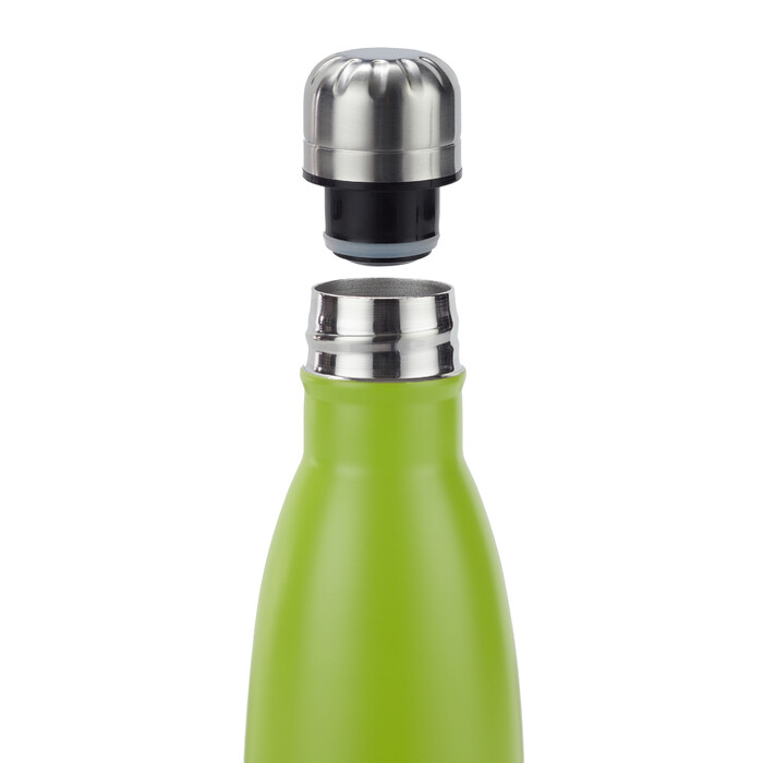 Relaxdays Trinkflasche Edelstahl
