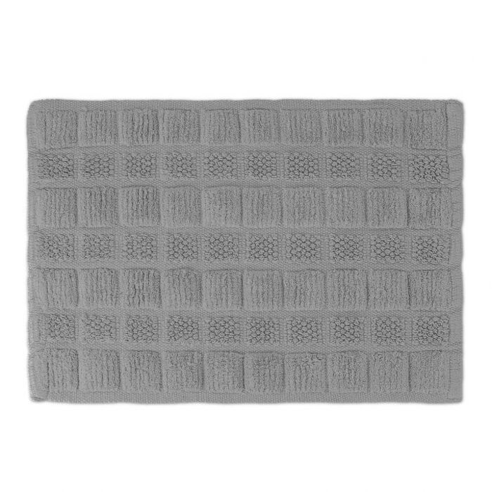 Relaxdays Badematte aus Baumwolle 60x40 cm