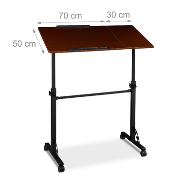 Relaxdays Laptoptisch groß Premium XXL