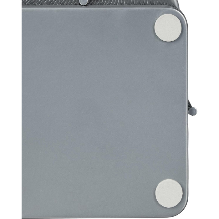 Relaxdays Regenschirmständer, HBT: 52,5 x 13,5 x 13,5 cm, Metall, eckig, modern, Silber (max. 60 Zeichen)