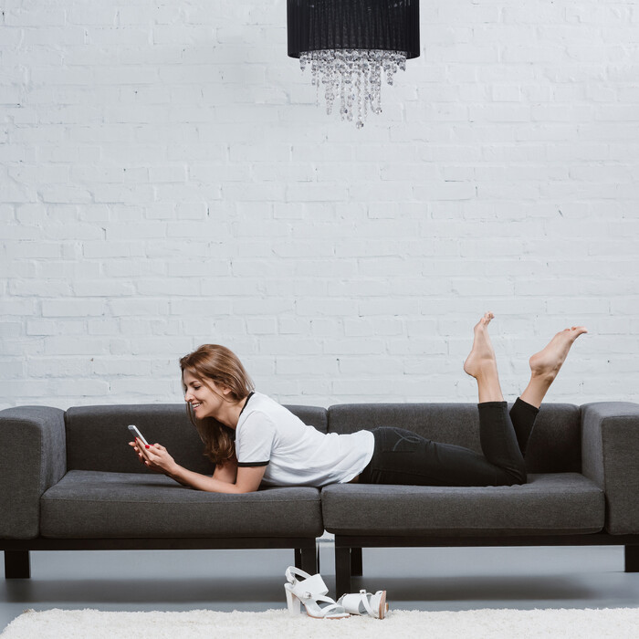 Relaxdays Deckenlampe Organza Kristall