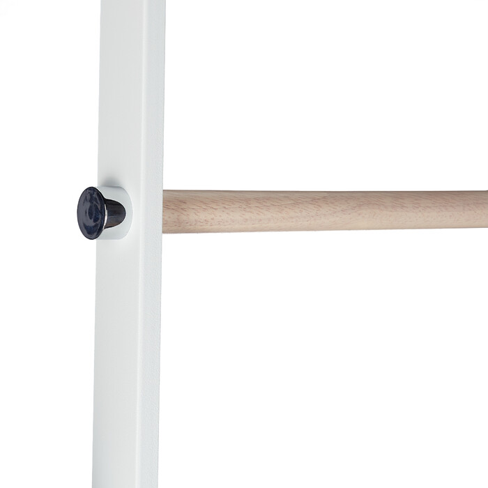 Relaxdays Handtuchleiter Holz & Metall