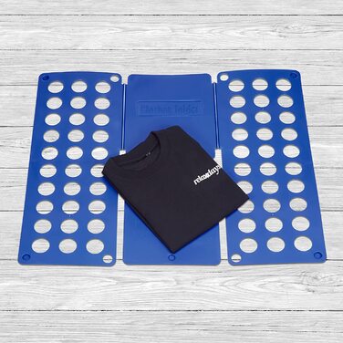 Relaxdays 2 teiliges Haushalts Set, Wäscheständer klappbar, 13 m Trockenlänge, großes Faltbrett für Hemden, Pullover und T-Shirts