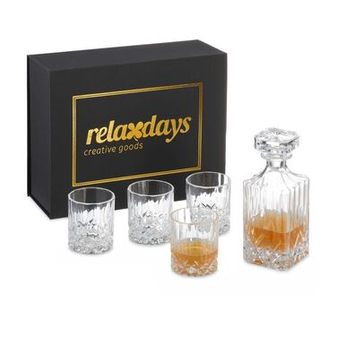Relaxdays 5-tlg. Whisky Set