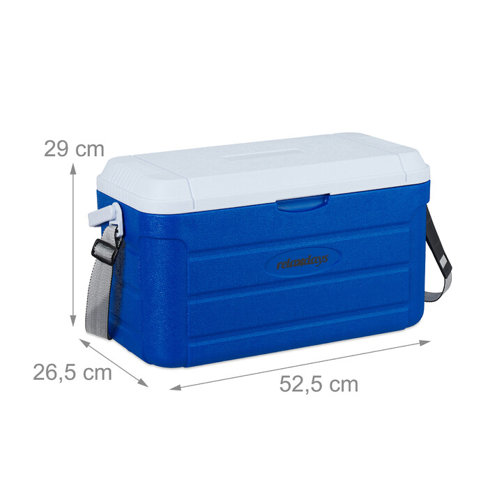 Relaxdays Kühlbox 20 l mit Tragegurt