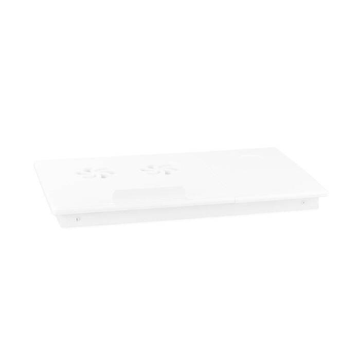 Relaxdays Bambus Laptoptisch weiß