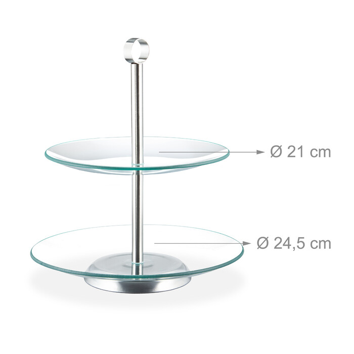 Relaxdays Etagere 2 Etagen