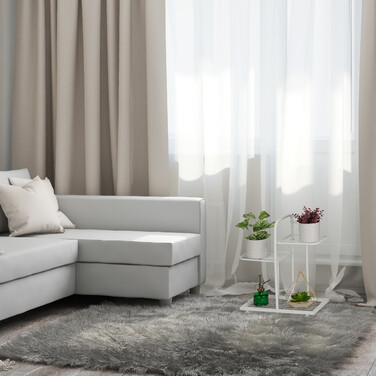 Relaxdays Weißer Pflanzenständer 3 Ebenen