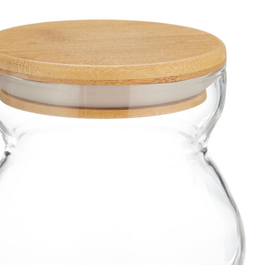 Relaxdays 3er Set Vorratsgläser mit Deckel 500 ml