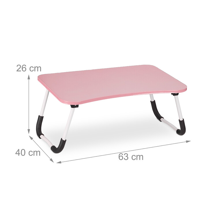 Relaxdays Pinker Laptoptisch