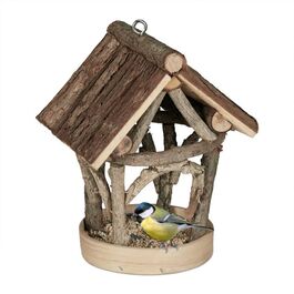 Relaxdays Vogelfutterhaus zum Aufhängen