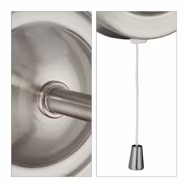 Relaxdays Wandlampe mit Schirm