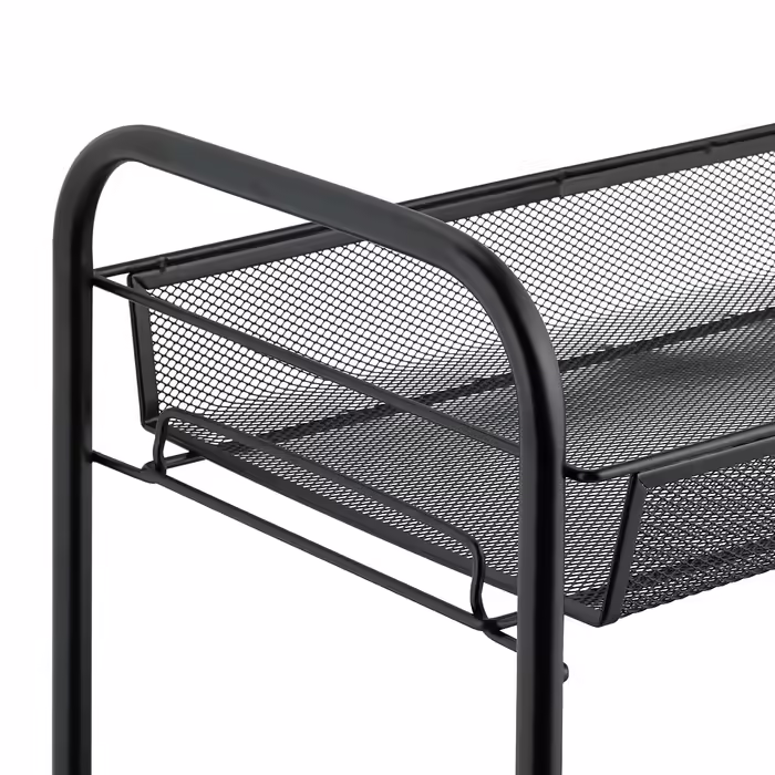 Relaxdays Gewürzregal mit 2 Ablagen aus Metall