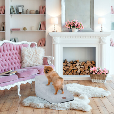Relaxdays Hundetreppe mit 3 Stufen