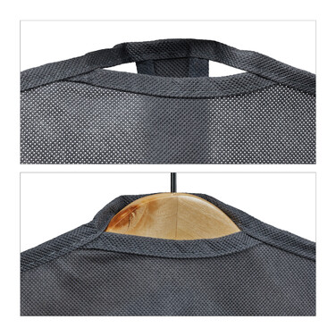 Relaxdays Kleidersack 6er Set 135 x 60 cm