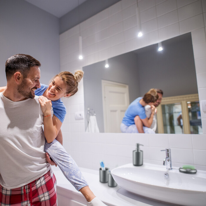 Relaxdays 5-tlg. Badezimmer Set Edelstahl