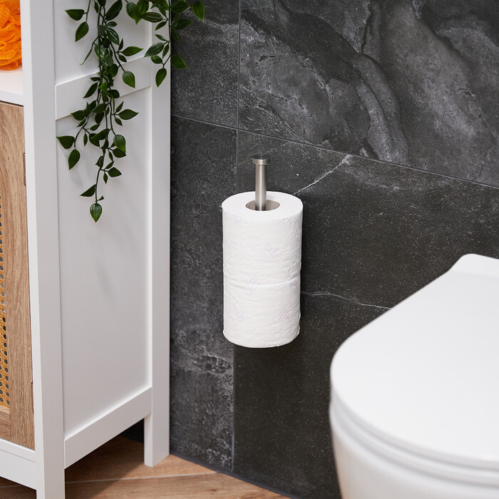 Relaxdays Selbstklebender Ersatzrollenhalter