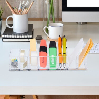 Relaxdays Make Up Organizer mit 8 Fächern