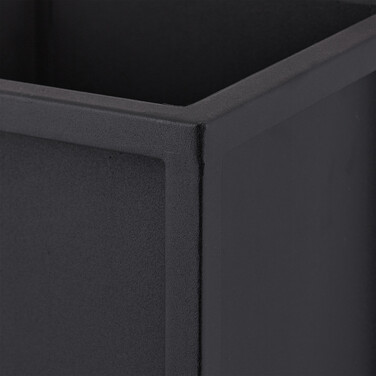 Relaxdays Metall Blumenständer 2er Set in Schwarz