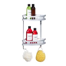 Relaxdays Badeckregal für Dusche