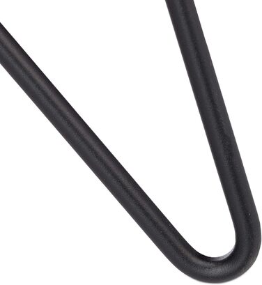 Relaxdays Beistelltisch 2er-Set, runde Satztische mit Metallgestell, Ablagetische, Tischplatte 40 u. 48 cm, MDF,  Standard (Braun)