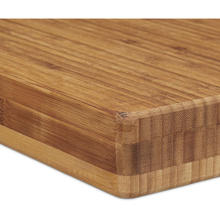 Relaxdays Hackbrett Bambus, pflegeleicht, HBT 5,5x45x35cm, massiver Hackblock, geölt, natur (1 Stück)
