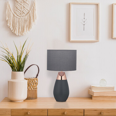 Relaxdays XL Nachttischlampe Touch