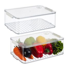 Relaxdays Kühlschrank Organizer 2er Set