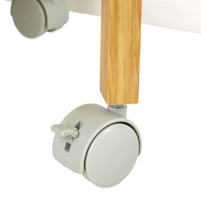 Relaxdays Rollgarderobe Bambus