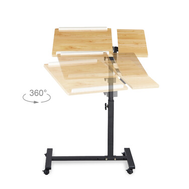 Relaxdays Laptoptisch mit verstellbarem Mauspad