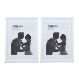Relaxdays Bilderrahmen 2er Set 13 x 18 cm