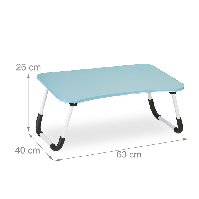 Relaxdays Hellblauer Laptoptisch