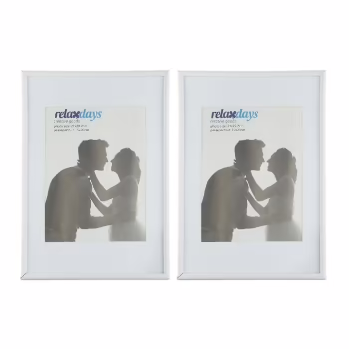 Relaxdays Bilderrahmen 2er Set 20x30 cm