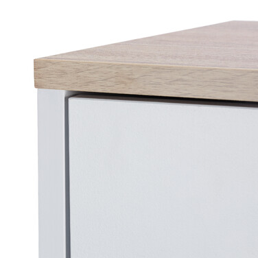 Relaxdays Badezimmerschrank mit 2 Schubladen