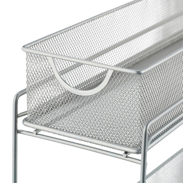 Relaxdays Metall Küchenschrank Organizer