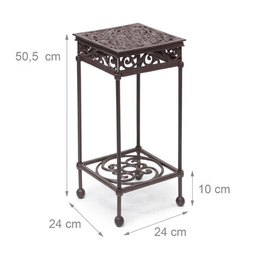 Relaxdays Blumenhocker quadratisch