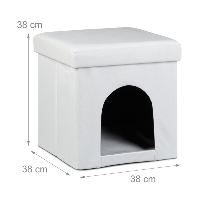Relaxdays Hundebox Sitzhocker